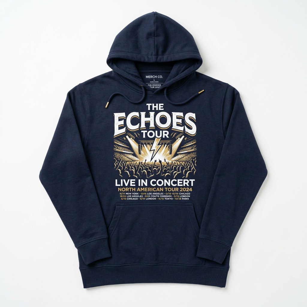 Rosalía Concert Hoodie Navy