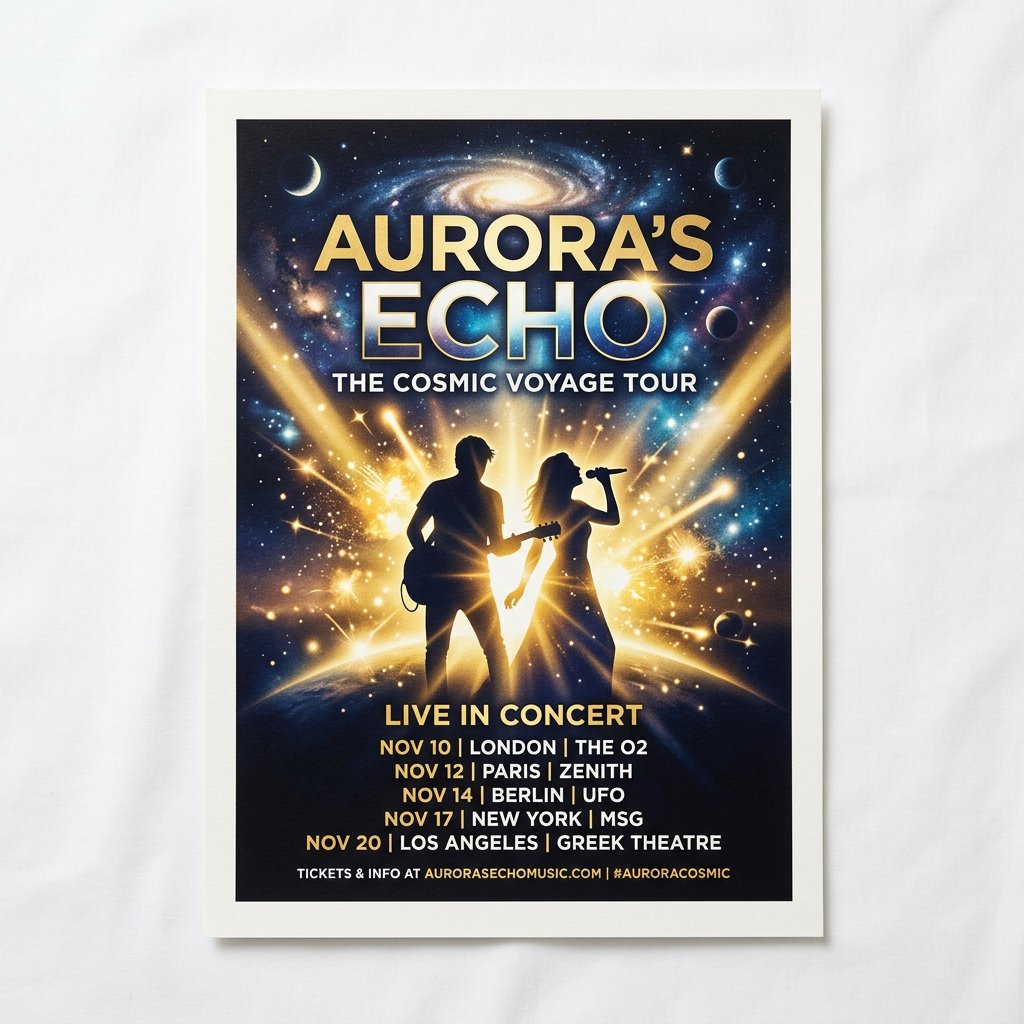 Rosalía Lux Tour Poster
